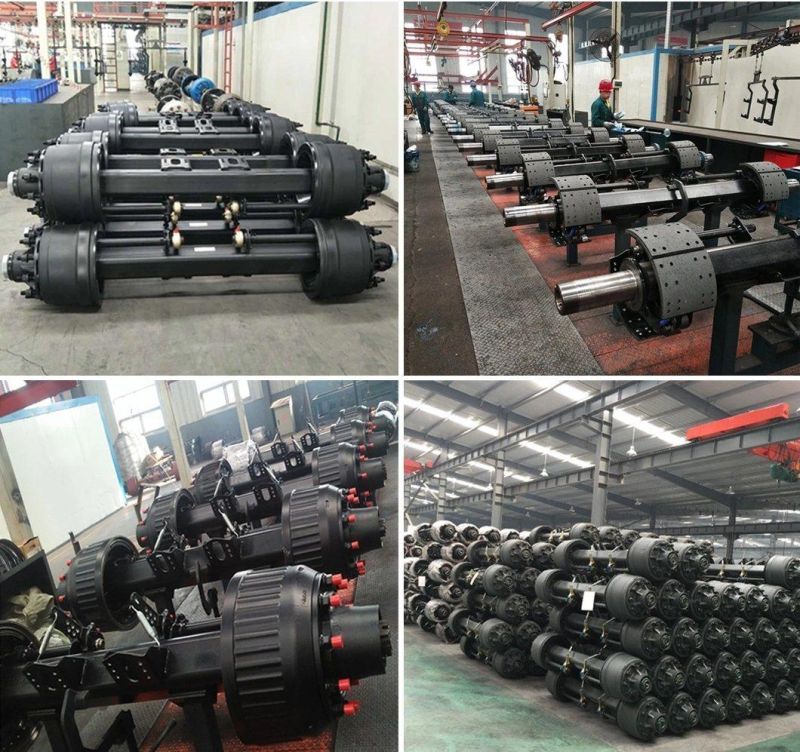 Sale of 13t American Type Axle Trailer Axle Rear Axle Fuwa Axle Outboard Axle for Semi-Trailer Vehicle Parts and Truck Parts