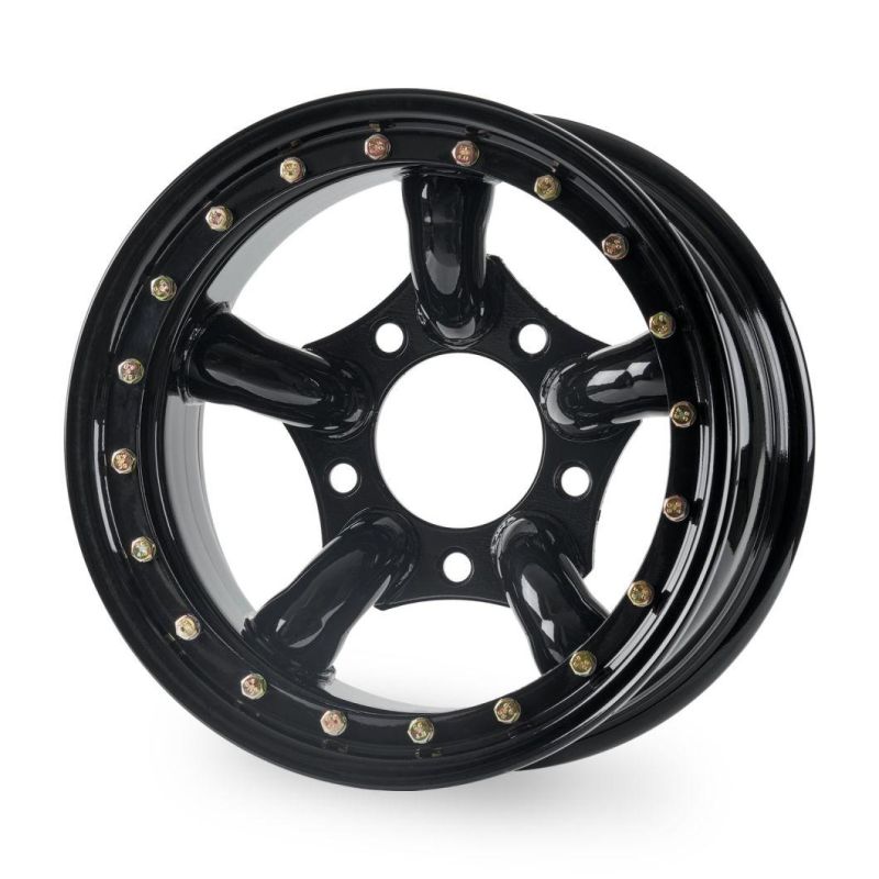 Black Beadlock Steel Wheels Modular Wheel 16X8" 5X165