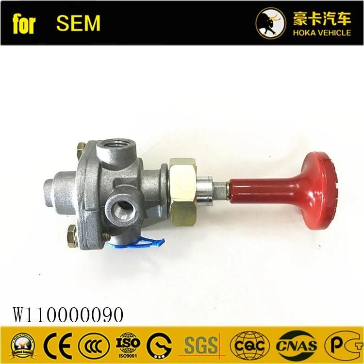 Original and Genuine Compressor Spare Parts Brake Valve W110000090 for Sem659c Wheel Loader