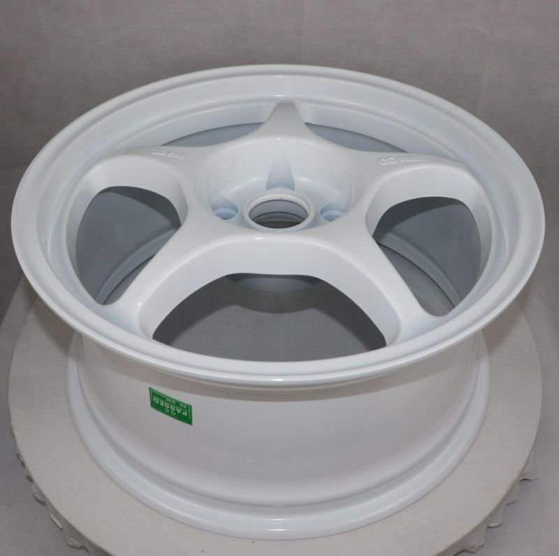 China Factory Concave White Color 17 Inch Aluminium Alloy Wheels Alloy Rim