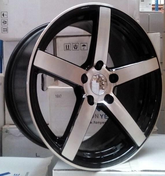 18 Inch 18X7.5 Wheels for Electric Car 5X114.3 Black Machine Face CB 66.1 Car Wheels Prices Ring 18