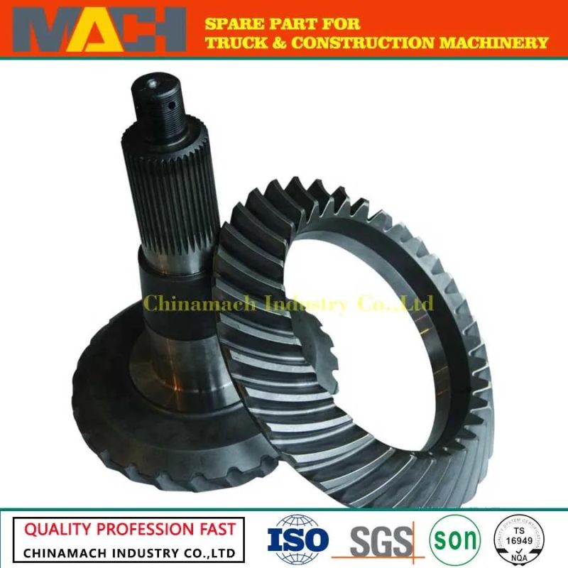 Bevel Gear Pair (WG9114320252) for Sinotruk HOWO Dump Truck