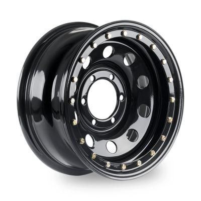 Black Beadlock Steel Wheels Modular Wheel 16X7&quot; 6X139.7