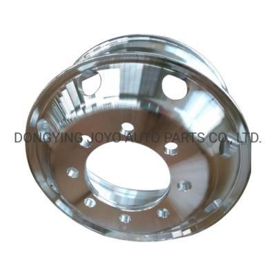 China Exports 22.5-Inch High Quality Wrought Aluminum Magnesium Alloy Wheels Suitable for Trucks and Buses22.5*8.25