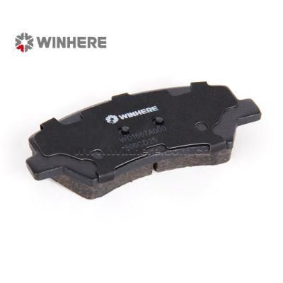 High Quality Semi-metallic Low-steel Ceramic Auto Spare Parts Brake Pad with ECE R90