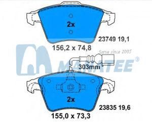 Front Disc Brake Pads for Volkswagen Touareg 7L6 698 151 B