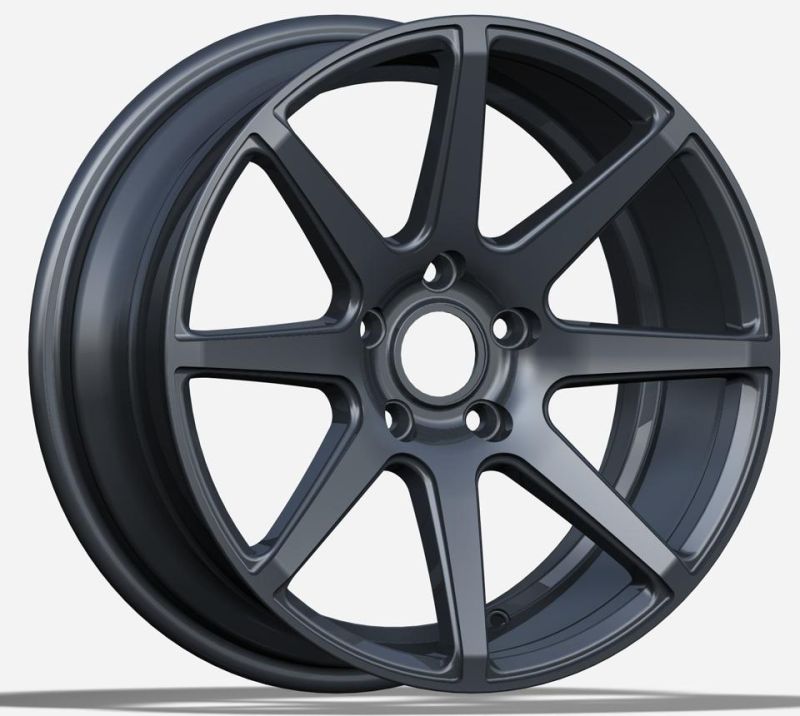 OEM/ODM 17 Inch 5X100-114.3 PCD 30-35 Et Black Finish China for Passenger Car Wheel Car Tire Aftermarket Alumilum Alloy Wheel Rims