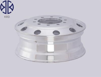 8.25X24.5 Inch Polished Forged Truck Bus Trailer Auto Spare Parts Alloy Aluminum Wheel Rim