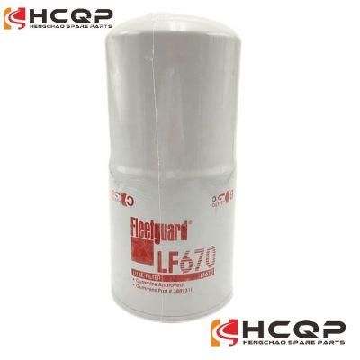 Generator Engine Diesel Replacement Lube Oil Filter Lf670 for Cummins Fleetguard