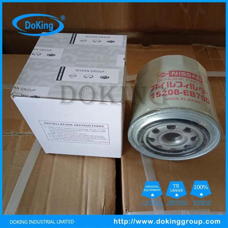 Factory Price 15208-Eb70d Oil Filter for Nissan Japan Car Parts