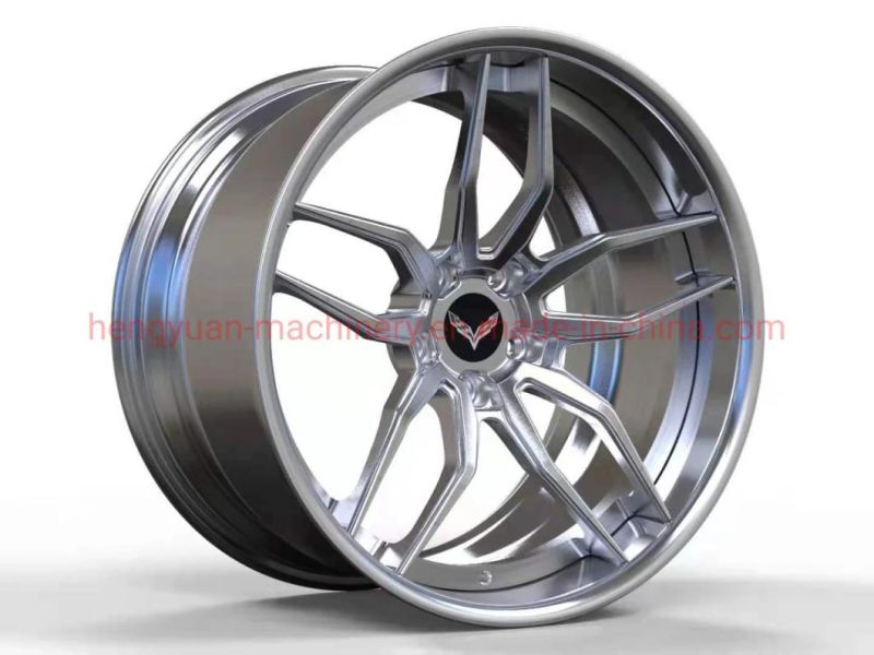 CNC Machined 22-Inch Chrome-Plated Forged Aluminum Alloy Wheels