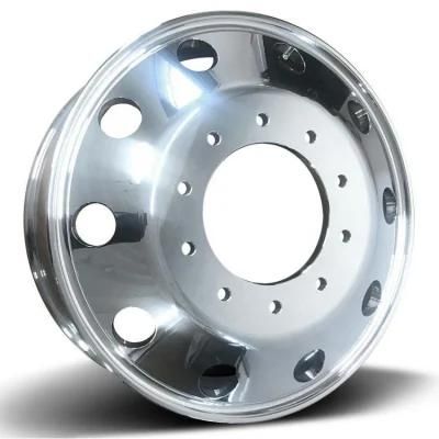 Truck and Trailer Forged Wheels 22.5 with 10 Holes Polished Rim Dually Wheel