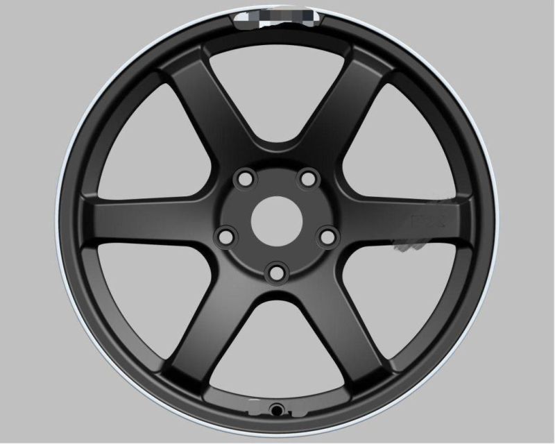 OEM/ODM 1885 Inch 4X100/114.3 35-40 Et Aluminum Alloy Wheel Rim Passengers Car Tires Factory Wholesale Rims Black Machined Lip