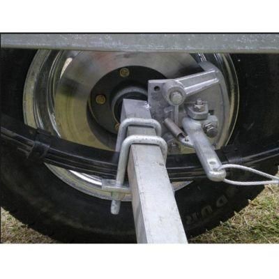 Brake Trailer Accessories for RV Usestub Axle for 2000kg Boat Trailer Hot DIP Galvanizing Mechanical Disc