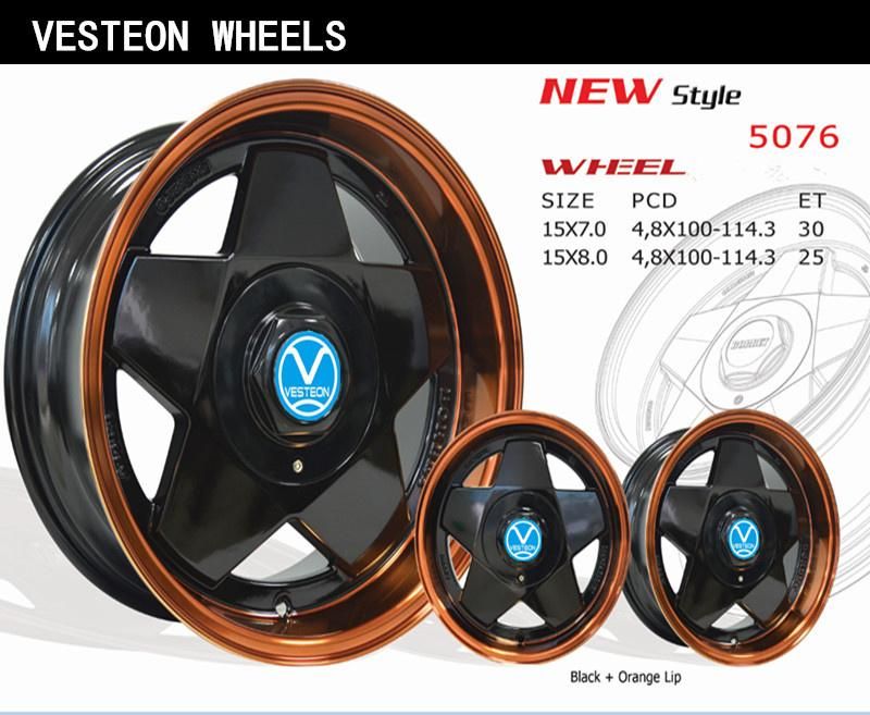 Hot Sale Passenger Wheels Passenger Car Wheel Alloy Wheel 15 16 17 Inch