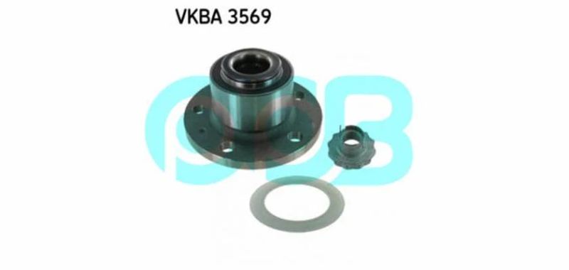 Car Front Auto Wheel Hub Bearing Kit with ABS Vkba3569 6c0 407 621 713610470 R157.32 for Volkswagen Seat S-Koda Audi