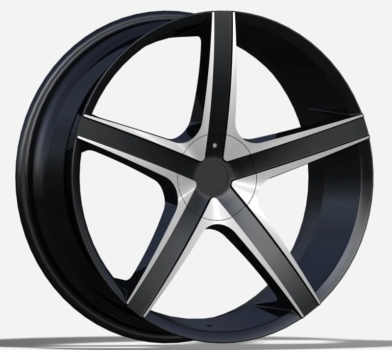 Professional Manufacturer Alumilum Alloy Wheel Rims 18/20/22/24 Inch 4/5/6 Hole Black Color Finish for Passenger Car Wheel Car Tires Car Alloy Wheel