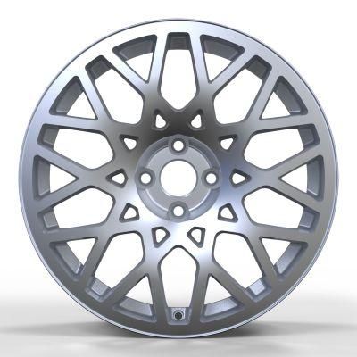 Alumilum Alloy Wheel Rims 17 Inch 4X100 45 Et Silver Color Finish China Professional Manufacturer for Passenger Car Tire Wheel