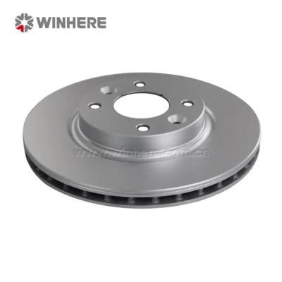 ECE R90 Auto Spare Parts Front Brake Disc Rotor for Renault