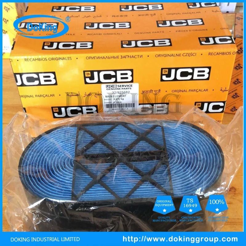 Truck Air Filter for Jcb One Set Air Filter 32/925682 and 32/925683