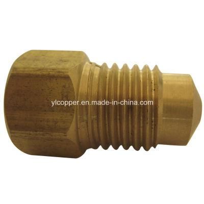 Brass Brake Tube Adapter Connector Fitting Brass Inverted Flare Brake Tube Adapter Nut Fitting for Auto Parts