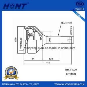 Citroen Outer Half Shaft Parts CV Joint (NYCT-6020)