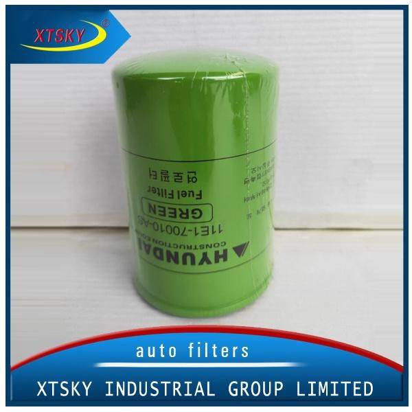 HEPA Truck/Heavy Equipment Oil Filter Fuel Filter 11e1-70210as for Hyundai 