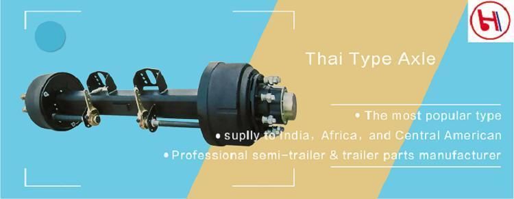 Air Lift Trailer Axle for Market Thai Type Axle 8 Hole for Trailer