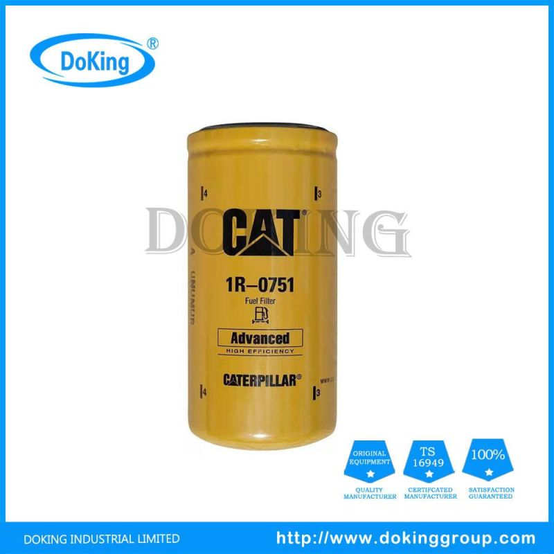 Wholesale Price Auto Parts Fuel Filter 1r-0751 for Fleetguad-D/Ca-T/Jcb/Perkin/Vol