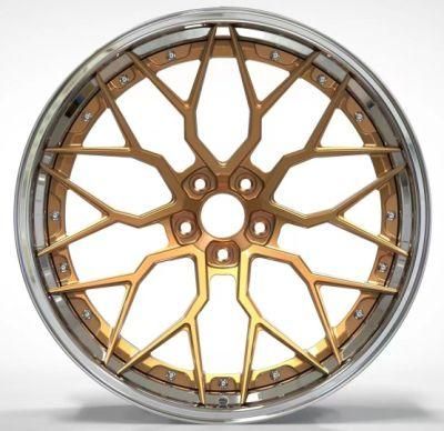 Two-Piece Forged Car Rim 18/19/20/21/22 Inches Forged Car Alloy Wheel