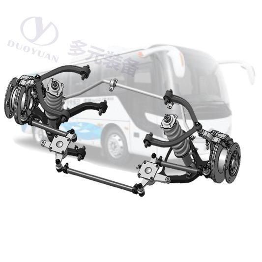 Bus Front Axle Double Decker Super Luxury Coach Low Floor Suspension and Assembly Axles Car Axle Assembly