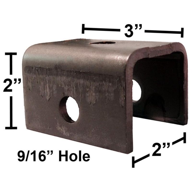 1 3/4" Spring - 2" Height Leaf Spring Weld-on Hanger