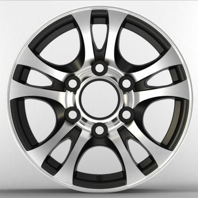 Hot Sale Machine Face Black6*139.7 14 15 Inch Alloy Wheelsl Rims