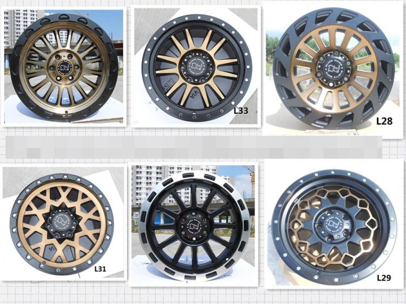 New Design Aluminum Alloy Wheels 17*9 20*9 PCD6*139.7