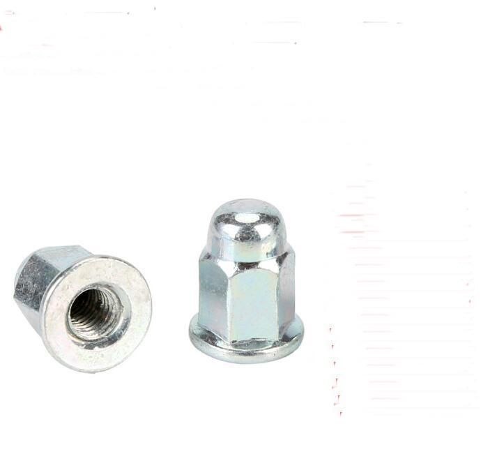 M6X22 M8X25 Steel Chromed Flange Dome Lug Nut