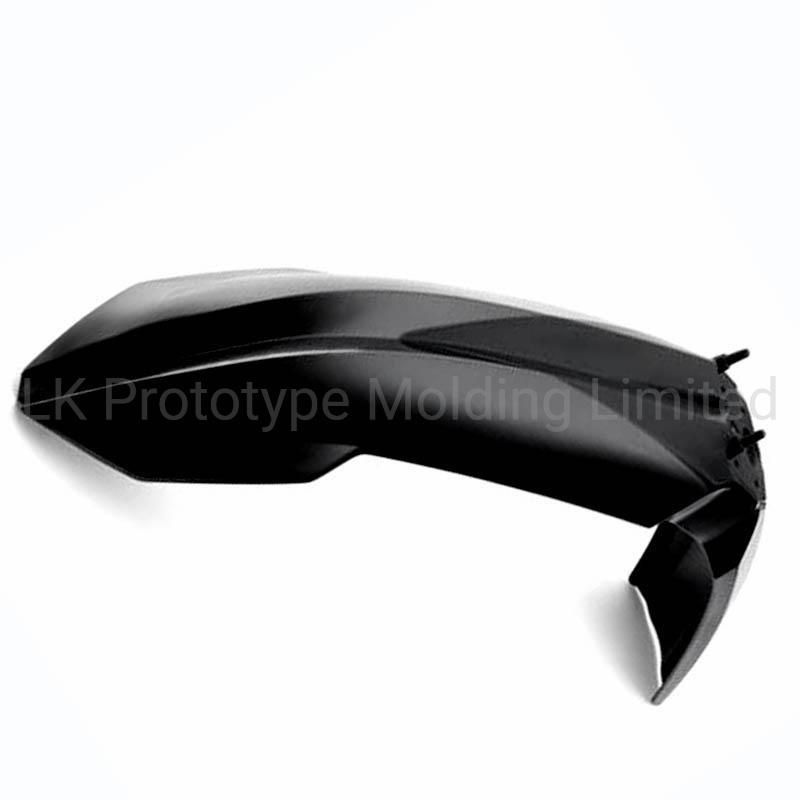 CNC/Rapid Prototyping/Vacuum Casting ABS/Plastic Custom Black Painting Motorbike Front-Fender Parts