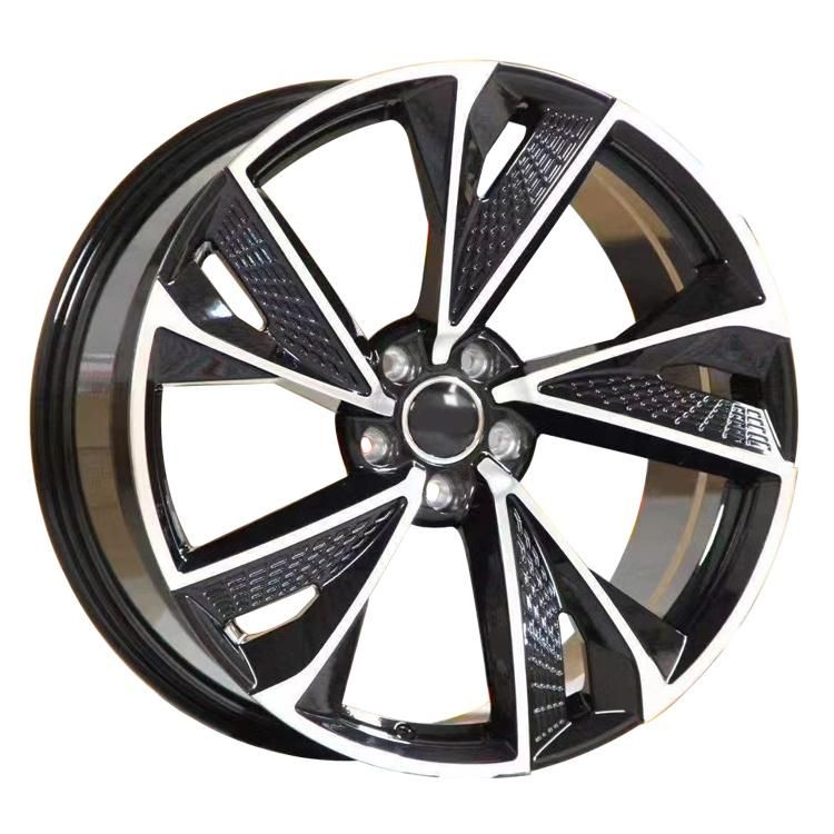 5 Spoke 7.5jx17 Et36 Chrom Lip Automotive Wheels for Audi