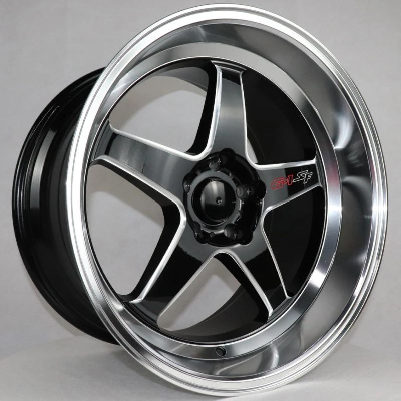 Factory OEM ODM Mirror Lip 18 Inch 5X1143 Car Rims Front and Rear Wheels