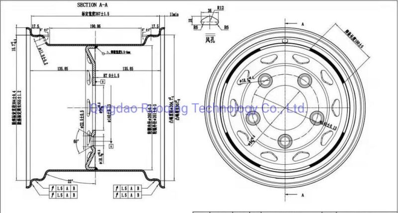 12X10.50 Factory Customizable Steel Rim Hub for Tubeless Lawn&Garden Wheelbarrow Tire