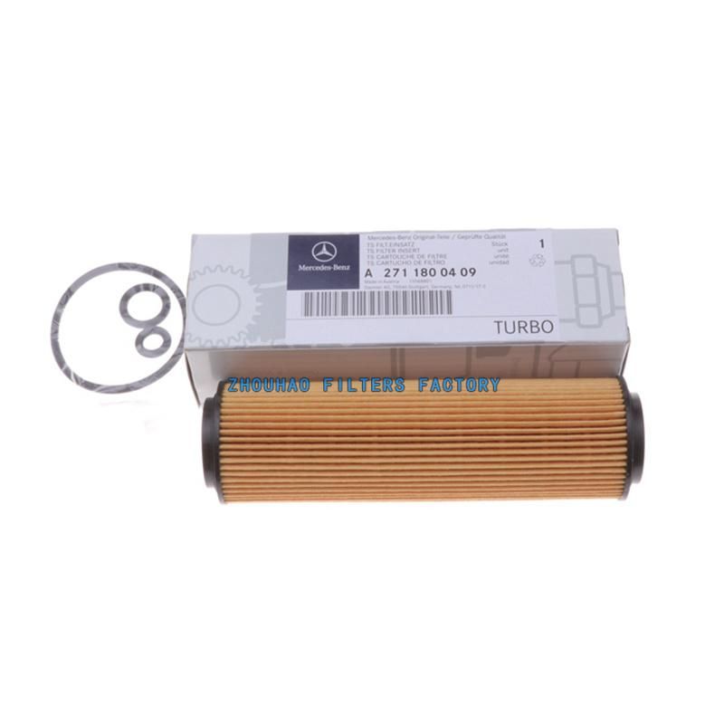 Good Quality From Zhouhao Manufacture Oil Filter Element for  Benz A2711800409 Hu514y