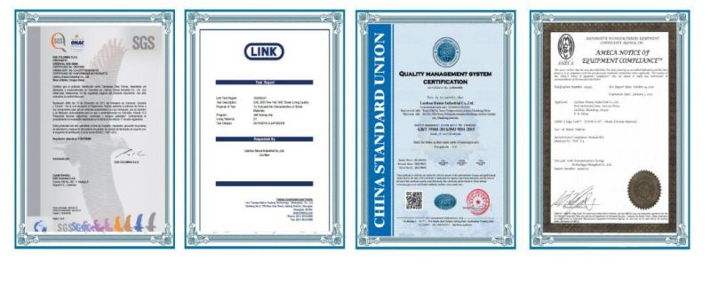 Europe Market Emark Certificates Semi-Metallic Brake Pads