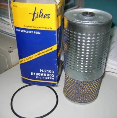 Oil Filter E196hnd03 H2103 for Mercedes-Benz