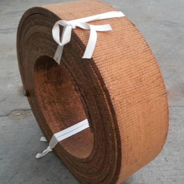 Asbestos White Woven Brake Lining Roll for Engineering  Machine