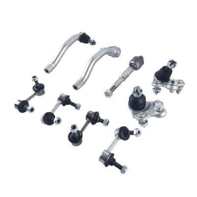 9 Pieces Set Suspension Kit Includes Steering Tie Rod End, Steering Tie Rod, Ball Joint, Sway Bar Link for Honda Civic 2006-2011