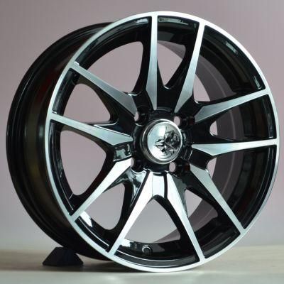 Matt Gun Metal Wheels Black Machined Face 14*60/15*65/17*70/18*90/19*95/20*90 Inch Alloy Wheels