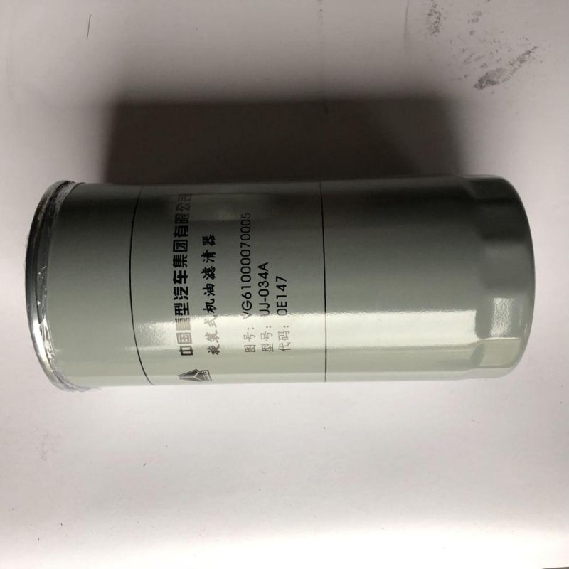 Sinotruk HOWO Truck Parts Weichai Vg61000070005 Oil Filter for Sale