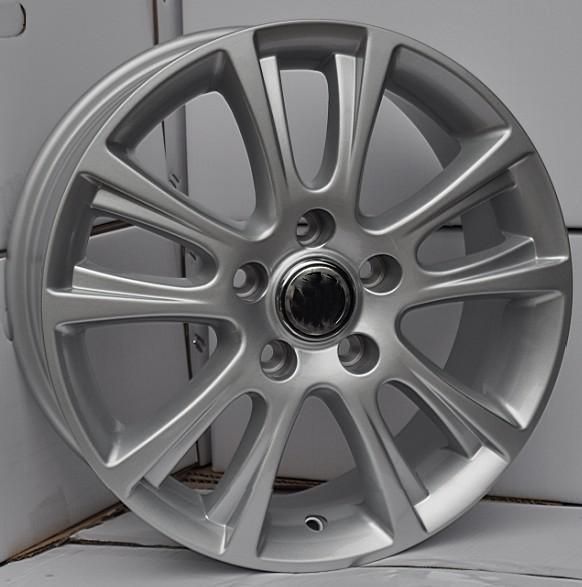 for VW Sagitar/Golf 1665 Inch Passenger Car Mag Alloy Wheel White/Gun Grey Color 5X112 Rim