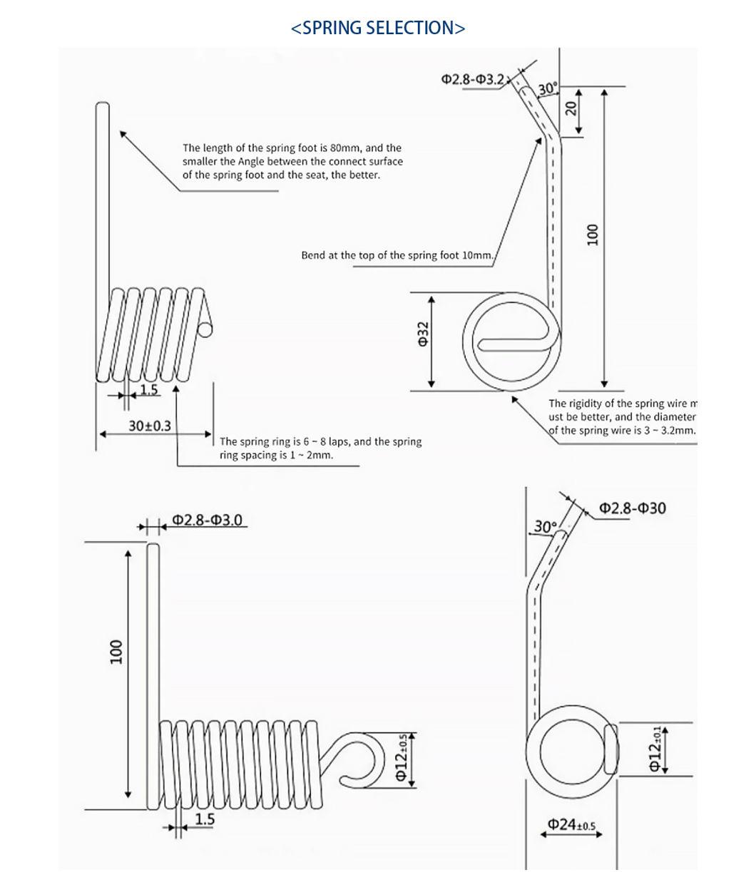 Durable and Quality Motion Silicone Oil High Torque Seat Rotary Damper