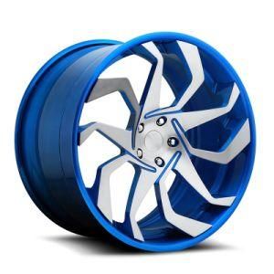 Two Pieces Custom 18 19 20 21 22 Inch Alloy Car Rim T6060 Aluminum Alloy Forged Car Wheels