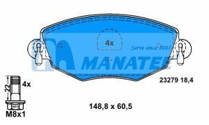 Fron Brake Pads for Ford Mondeo (C2S 17129)